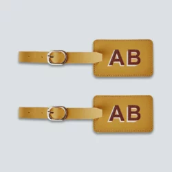 Luggage Tag - Set Of 2 - Ochre Yellow