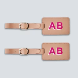 Luggage Tag - Set Of 2 - Powder Pink