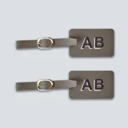 Luggage Tag - Set Of 2 - Steel Grey