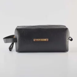 Double Zip Pouch - Black